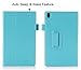 [Corner Protection] Lenovo TAB S8-50 Tablet Case Cover, FYY Premium Soft Folio Leather Case for Lenovo TAB S8-50 Tablet Cyan (With Auto Wake/Sleep Feature)