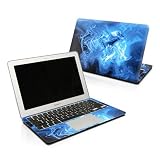 Blue Quantum Waves Design Skin Decal Sticker for Apple MacBook 13"" (Black or White Polycarbonate w/SEPARATE TRACKPAD)