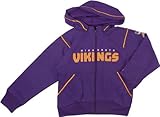 Minnesota Vikings Girls 7-16X Shuttle Fleece Hooded Sweatshirt