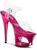 Pleaser Women's Rhinestone Cut Out Platform Sandal