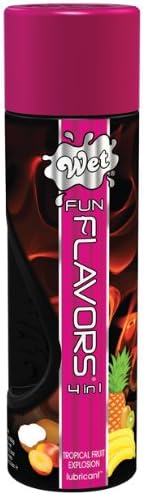 Wet Fun Flavors 4 in 1 Lotion - 10.7 oz Tropical Fruit Explosion