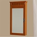 Mission Jewelry Armoire - Mission Oak