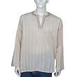 Mens Long Sleeve Casual Cotton Shirt Kurta India Size M Chest 40 inches