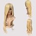 Perücke blond leicht gewellt ca 70cm Cosplay Karneval Fasching Party HR-A01090