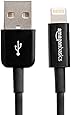 AmazonBasics Apple Certified Lightning to USB Cable - 6 Feet (1.8 Meters) - Black