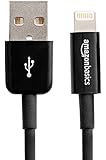 AmazonBasics Apple Certified Lightning to USB Cable - 4 Inches (10 Centimeters) - Black