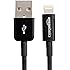 AmazonBasics Apple Certified Lightning to USB Cable - 6 Feet (1.8 Meters) - Black