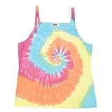 Pastel Spiral - Spaghetti Ladies Tank Top
