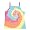 Pastel Spiral - Spaghetti Ladies Tank Top - Small
