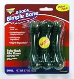 Aspen Pet Booda Bimple Bone Baby Back Ribs Flavor Small Dog Chew 3pack