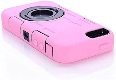 EasierBuy iPhone 5 / 5s Armor Case,[Built-in Screen Protector] Tough Armorbox Dual Layer Hybrid Hard/Soft Protective Case for Apple iPhone 5/5s - Pink