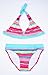 Big Girls Cute Two Pieces Stripes Swimming Bikini Set