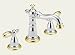 DELTA 3555-CBLHP VICTORIAN CHROME/BRASS FAUCET