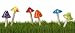 Garden Shrooms Medium Ceramic Hand Made Mushrooms