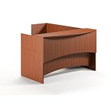 Cherry Laminate Reception LDesk Cherry