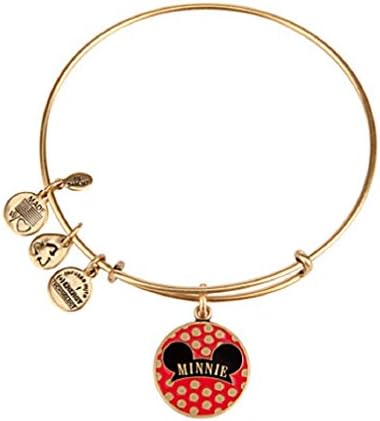 Disney - Minnie Mouse Bangle By Alex and Ani - Gold - New