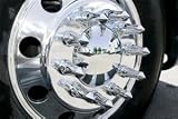 Lot of 10 Lug Nut Covers Towering Inferno Flame 33mm Style