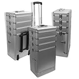 Alutrolley Etagenkoffer Etagentrolley Silber XXL - 218670