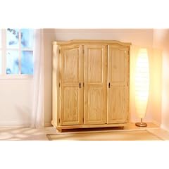 Link 30500110 Bauernschrank 'Bern' 3-trg Kiefer farblos endbe