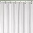 Fabric Shower Curtain Liner - White