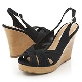 Classified Haylie Wedges Black