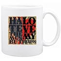 New " Hate The Men , But ... Love My Bulldog " Mug Dog
