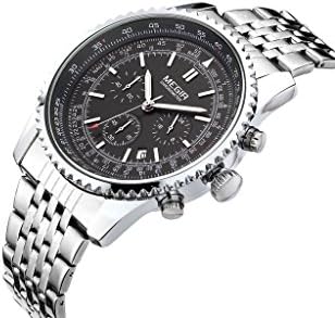 Huangtaii Men's Sport Watch with White Bezel Black Dial #Dyl-7