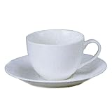 コーヒーカップソーサー　ホワイト　強化セラミック　Plenoプレノ　洋食器　　業務用食器