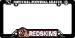 Washington Redskins License Plate Frame