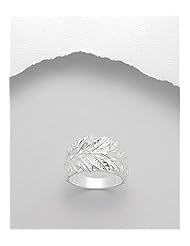 Leaf Ring In 92.5 Sterling Silver