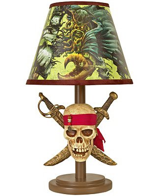 Kitchen: Pirates of The Carribbean Dead Man's Chest Table Lamp