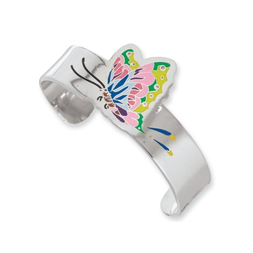 Ed Hardy Painted Butterfly Cuff Bangle