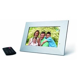 jWIN JP119 9-Inch Digital Picture Frame with Three Face Plates (White)