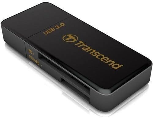Transcend RDF5 USB 3.0 SD/SDHC/SDXC/microSDHC/UHS-1/UHS-3 Memory Card Reader
