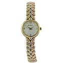 Elgin Watch Ladies Gold Rose Tone Jewelry Bracelet EG384