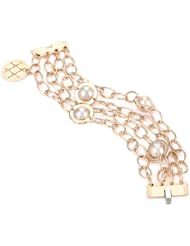 Rebecca "Shibuya" Rose Gold Over Bronze Multi-Strand Bracelet
