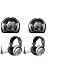 Sentry HO802 Wireless Headphones - 2 Pack of HO-800 with wireless transmitter
