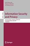 Information Security and Privacy: 12th Australasian Conference, ACISP 2007, Townsville, Australia, July 2-4, 2007, Proceedings (Lecture Notes in Computer Science / Security and Cryptology)