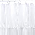 Essence Fabric Shower Curtain - White