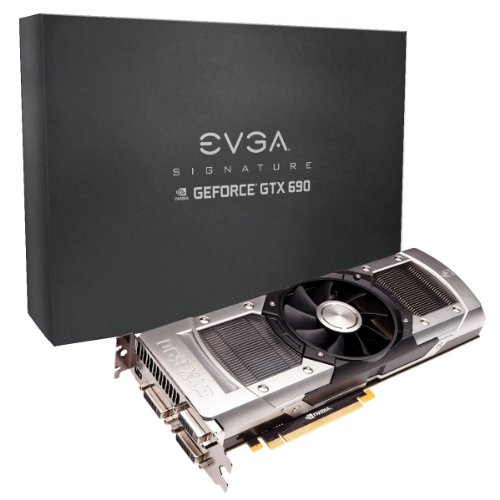 EVGA GeForce GTX690 Signature 4096MB GDDR5 512bit, Dual GPU, 2xDVI-I,DVI-D,mDisplayPort, Quad SLI Ready Graphics Cards 04G-P4-2692-KR