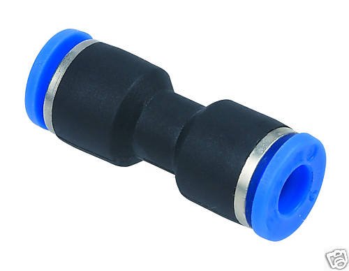 MettleAir MTU 3/8-1PK Push to Connect Straight Union Fitting, 3/8