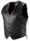 Interstate Leather XXX-Large Men's Basic Vest with Side Lace