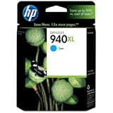 HP 940XL Cyan  Ink Cartridge in Retail Packaging (C4907AN#140)