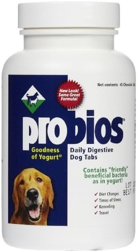 Probios? Digestive Dog Tabs (45 chewable tablets) by Probios