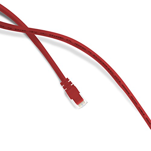 GearIt 20 Feet Cat 6 Ethernet Cable Cat6 Snagless Patch - Computer LAN Network Cord, Red [Lifetime Warranty]