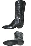 Lucchese -- N4012 44 QD Blk Liz/Bk Buff -- Women's Shoes,Boots,Western Couture,Western Boots
