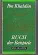 Buch der Beispiele. Die Einf�hrung al- Muqaddima.