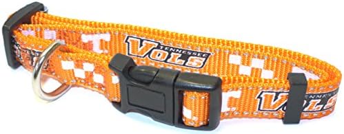 NCAA Officially Licensed Tennesse Vols Volunteers Team Color Dog Collar (Large 18"-26")