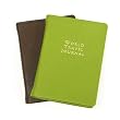 World Travel Journal, Genuine Goatskin Leather, 6"