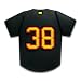 CAPerz - Baseball Jersey No. 38 - Black/Yellow/Red